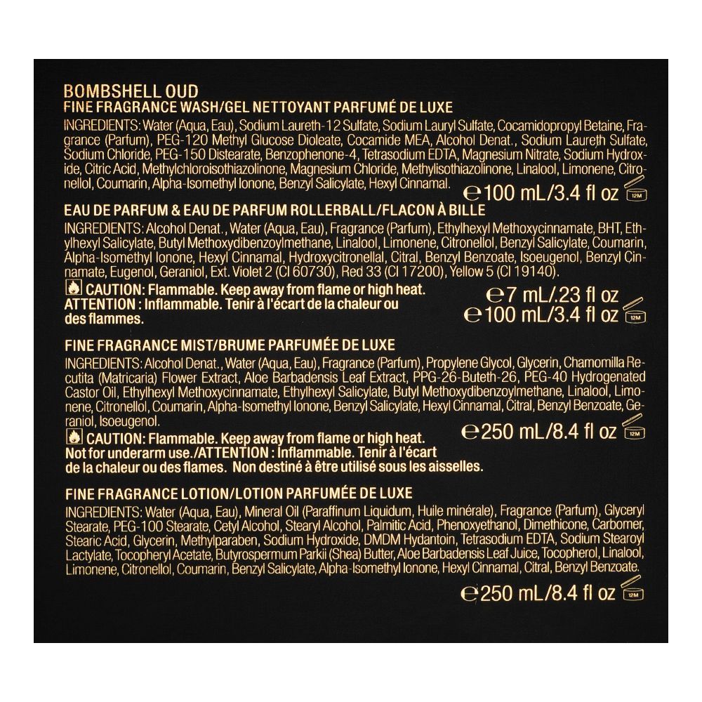 Victoria's Secret Bombshell Oud Set, Eau De Parfum | United States | Fragrance For Women