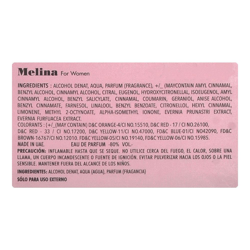 Melina For Women Emper Eau De Parfum, 90ml | United Arab Emirates | Fragrance For Women