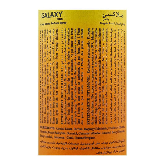Galaxy Concept Lucky Millionaire Pour Homme Perfume Body Spray| United Kingdom | For Men