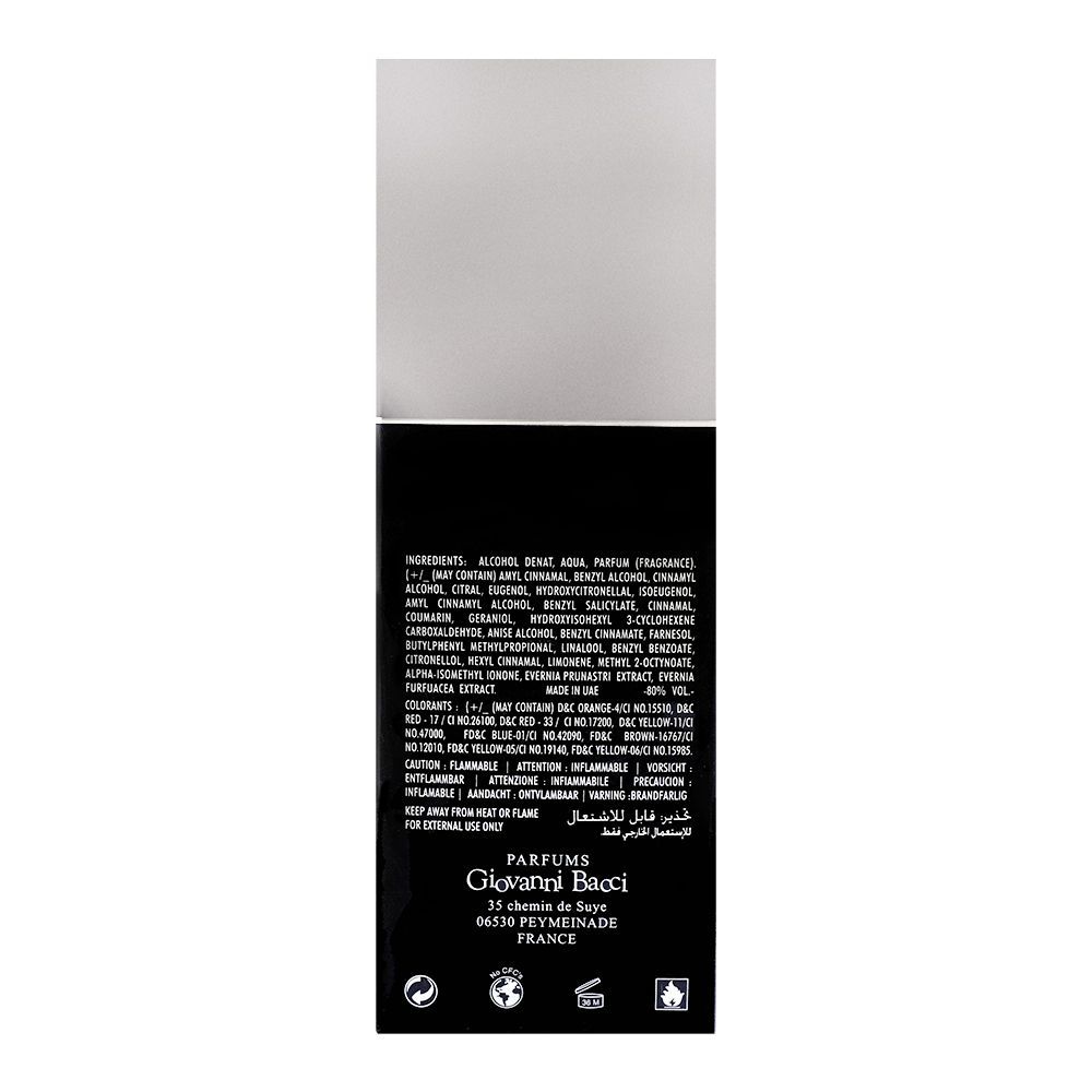Giovanni Bacci Midas Intense Pour Homme Eau De Toilette, 100ml | United Arab Emirates | Fragrance For Men