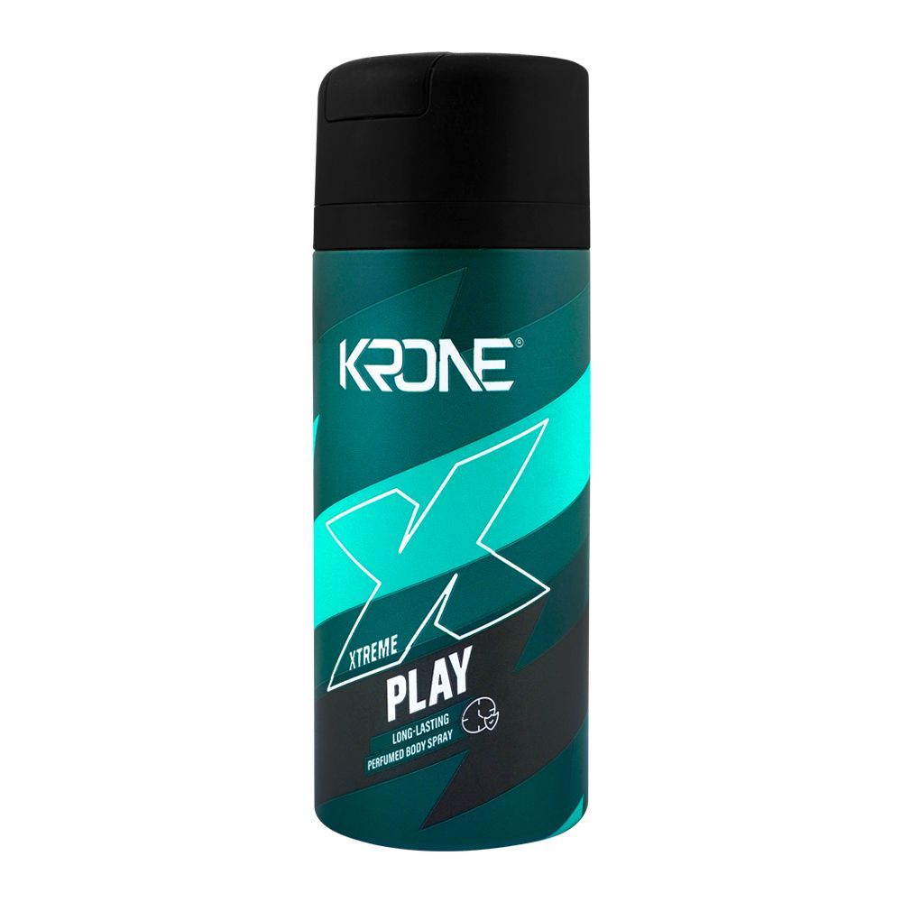Krone Xtreme Play Long Lasting Body Spray| France| DEDORANTS FOR MEN