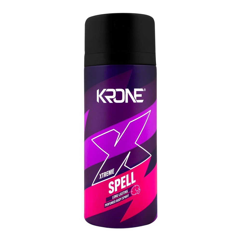 Krone Xtreme Spell Long Lasting Body Spray, For Men| France| DEDORANTS FOR MEN