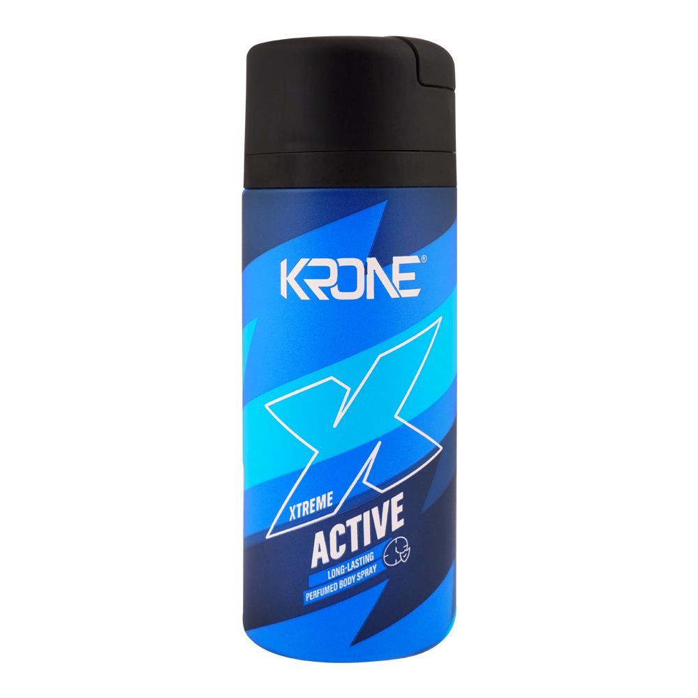 Krone Xtreme Active Long Lasting Body Spray| France| DEDORANTS FOR MEN