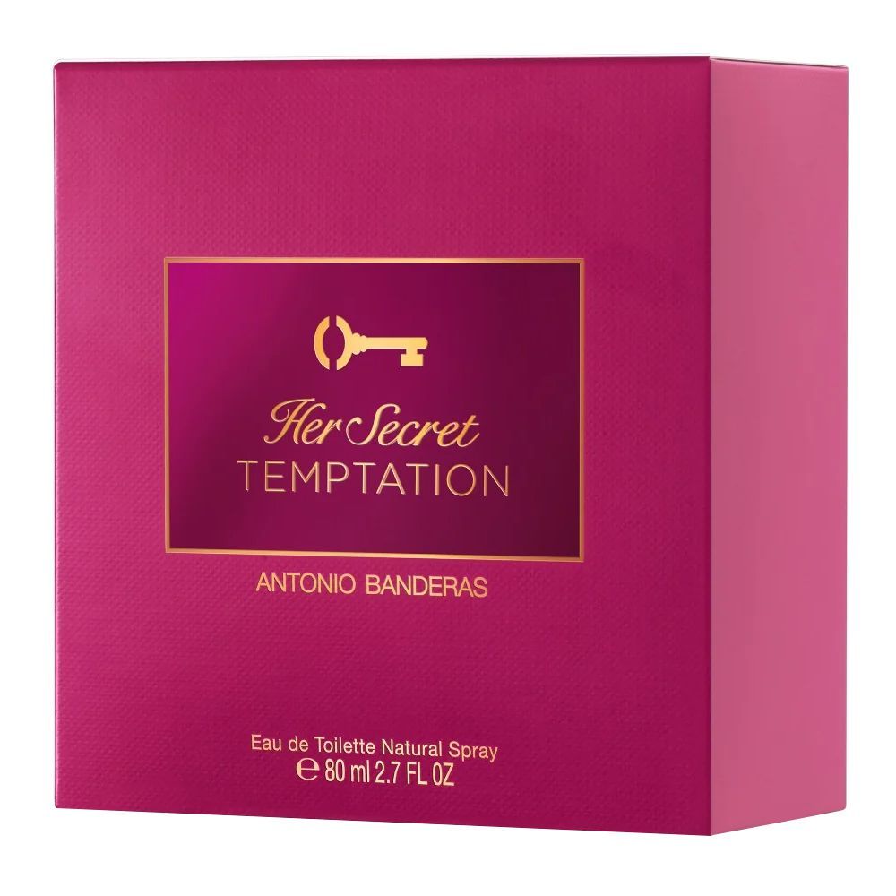 Antonio Banderas Her Secret Temptation Eau De Toilette, 80ml | Spain | Fragrance For Women