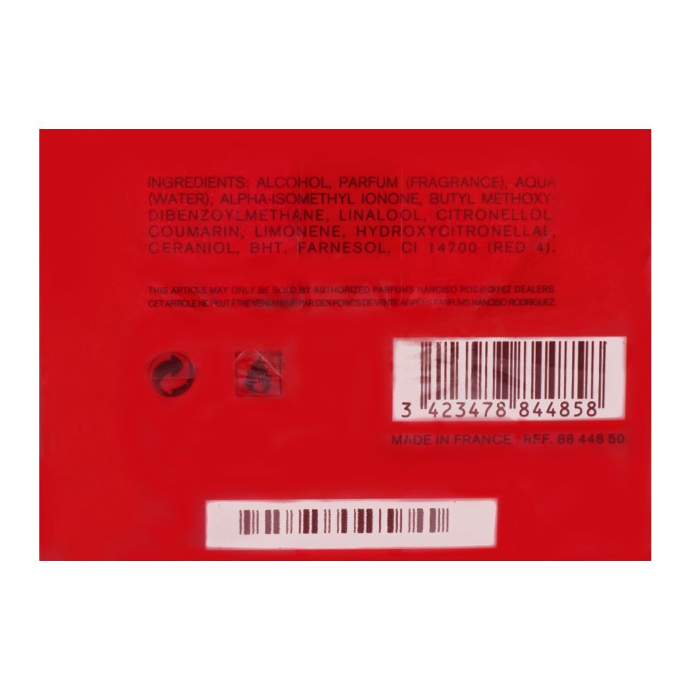 Narciso Rodriguez Narciso Rouge Eau De Parfum, 90ml | France | Fragrance For Women