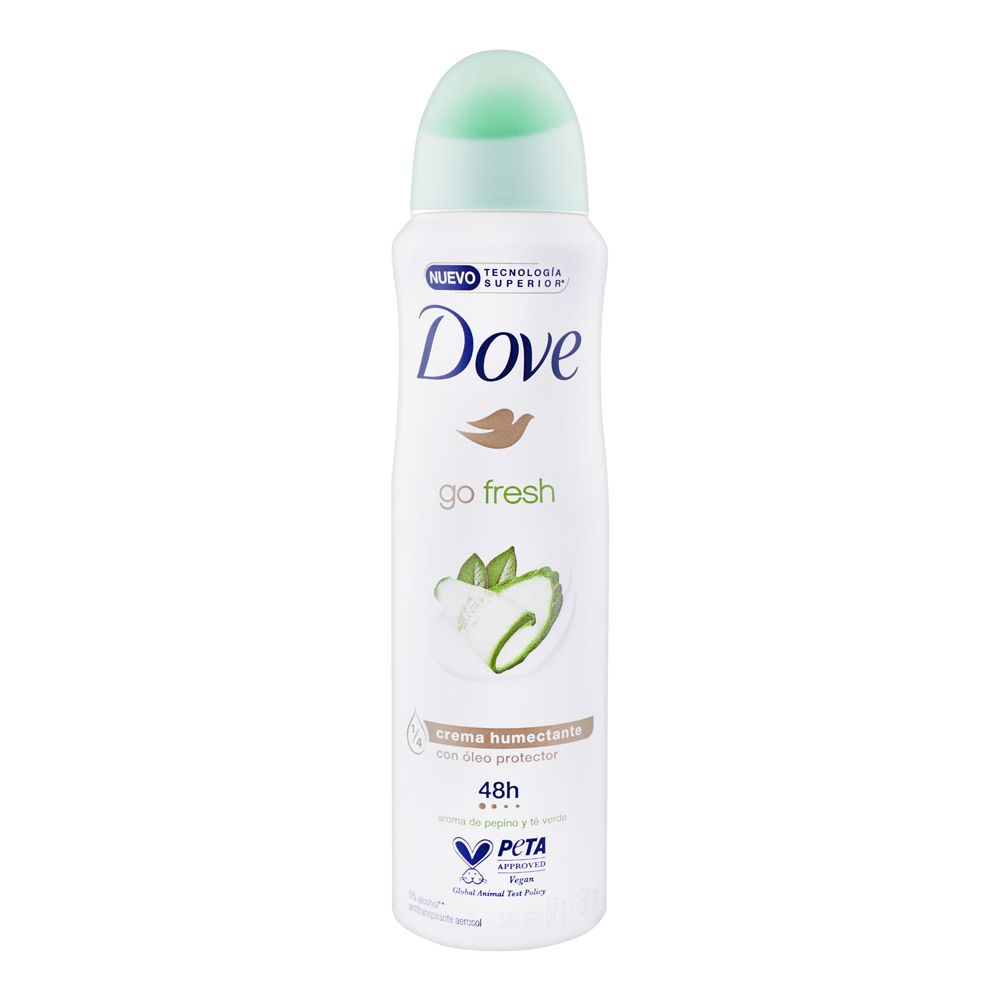Dove Go Fresh Cucumber & Green Tea Anti-Transparent Deodorant Spray | Dove | For Women
