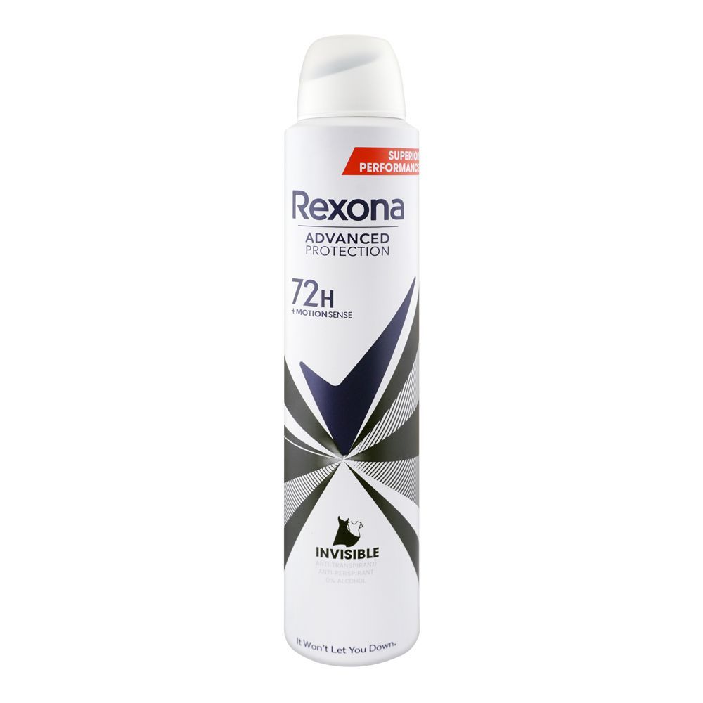 Rexona Advanced Protection 72 Hours+ Motion Sense Invisible Anti Transparent| Deodorant | For Men