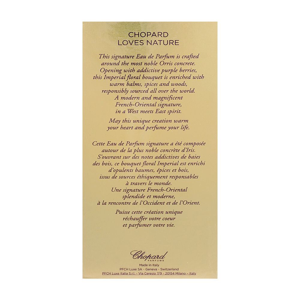 Chopard Imperiale Iris Malika Eau De Parfum, 100ml | Italy | Fragrance For Women