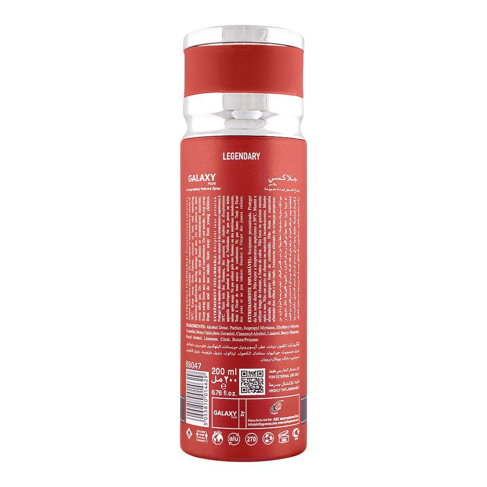 Galaxy Concept Legendary Pour Homme Perfume Body Spray| United Kingdom | For Men