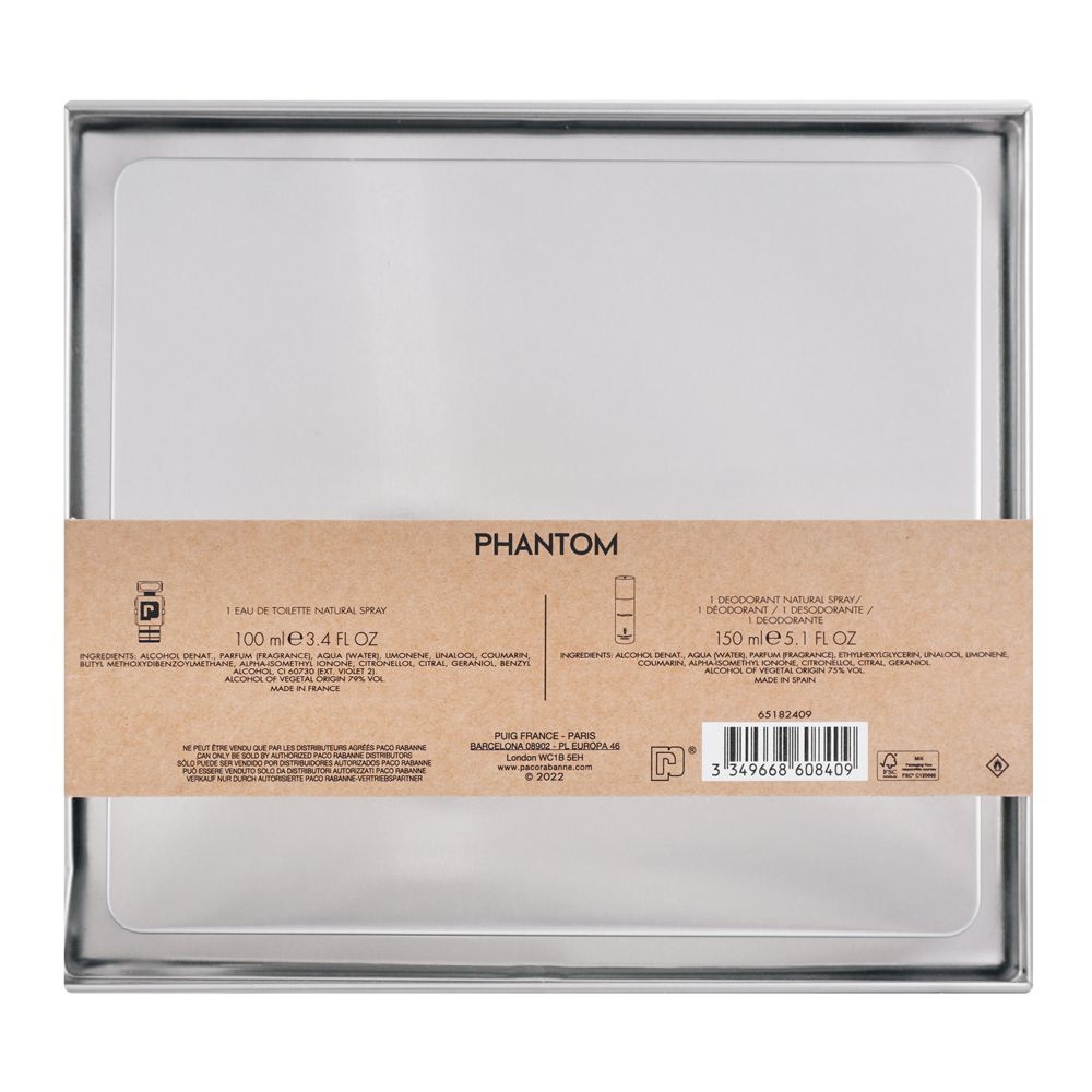 Pacco Rabanne Lady Phantom Set, For Women, Eau De Toilette, 100ml | Spain | Fragrance For Women