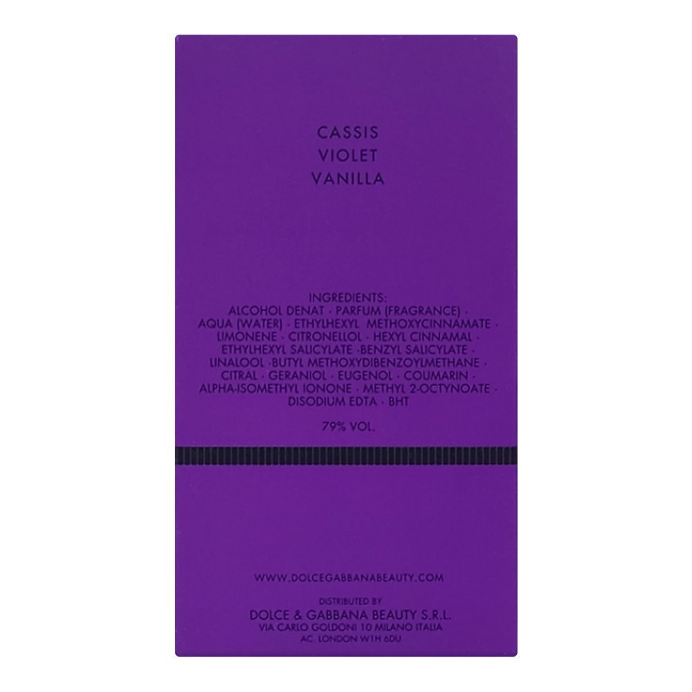 Dolce & Gabbana Dolce Violet Eau De Toilette, 75ml | France | Fragrance For Women