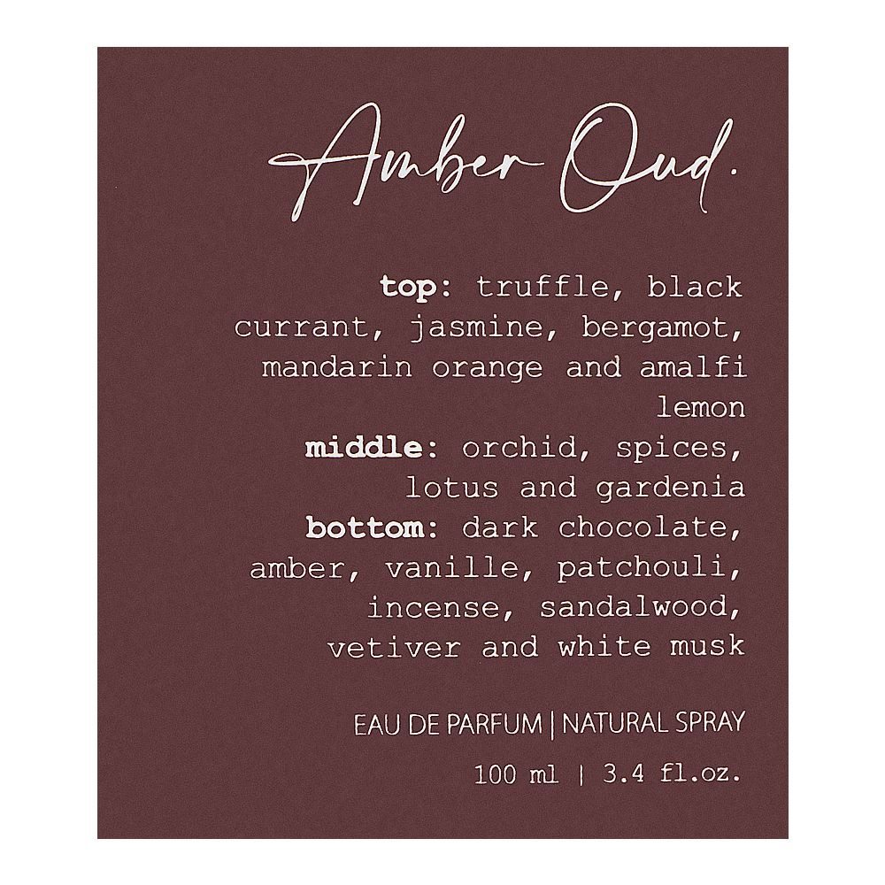 Potion Amber Oud Eau De Parfum, 100ml | United Arab Emirates | Fragrance For Women