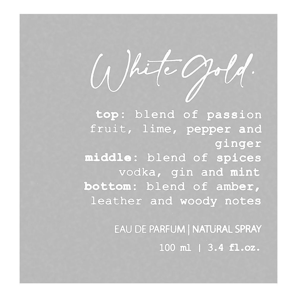 Potion White Gold Eau De Parfum, 100ml | United Arab Emirates | Fragrance For Women