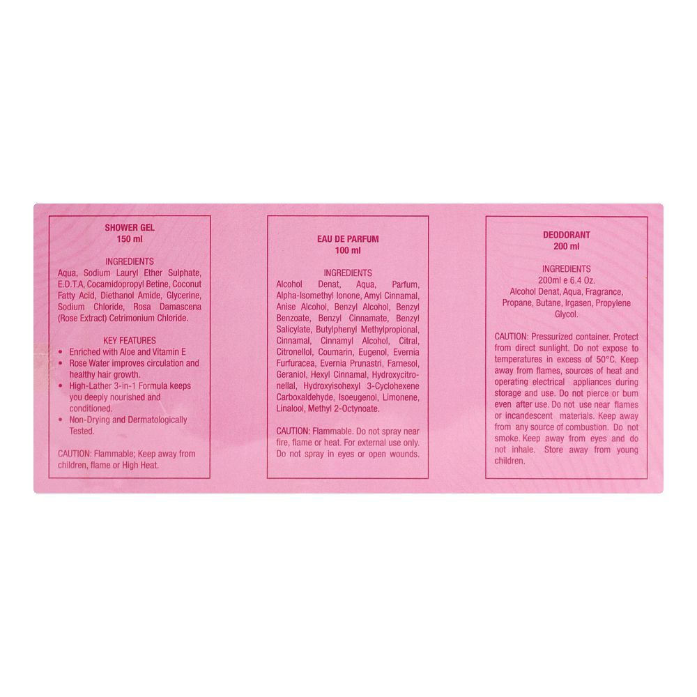 Opio Kisses Set, Eau De Parfum 100ml + Shower Gel + Deodorant | United Arab Emirates | For Women