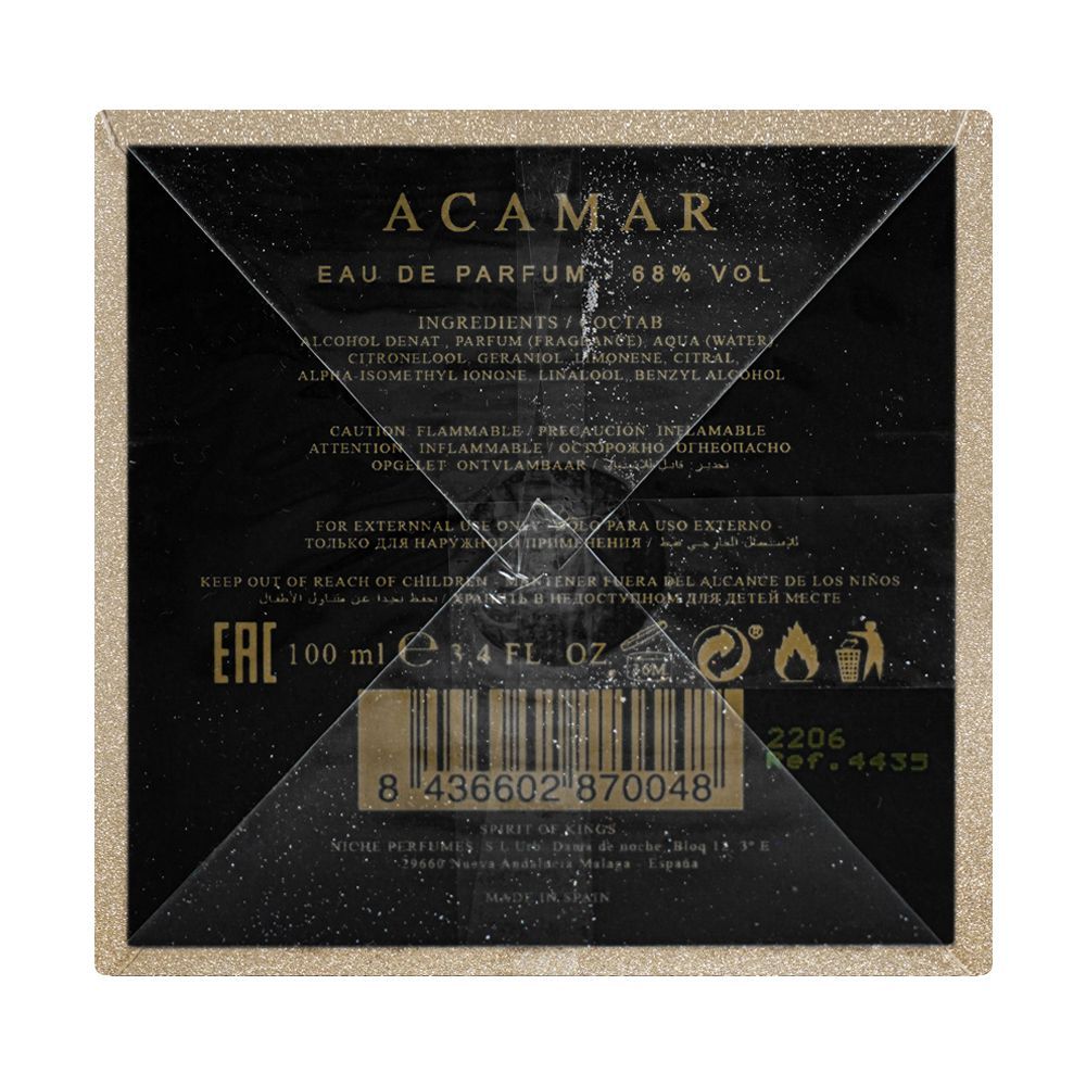 Spirit Of Kings Acamar Eau De Parfum, 100ml | Spain | For Men & Women