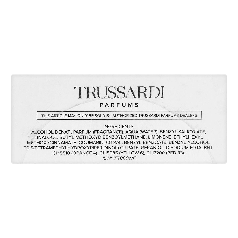 Trussardi Pure Jasmine Eau De Parfum, 90ml | Italy | Fragrance For Women.