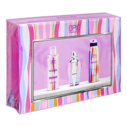 Opio Incense Set, Eau De Parfum 100ml + Shower Gel 150ml + Deodorant 200ml | For Women