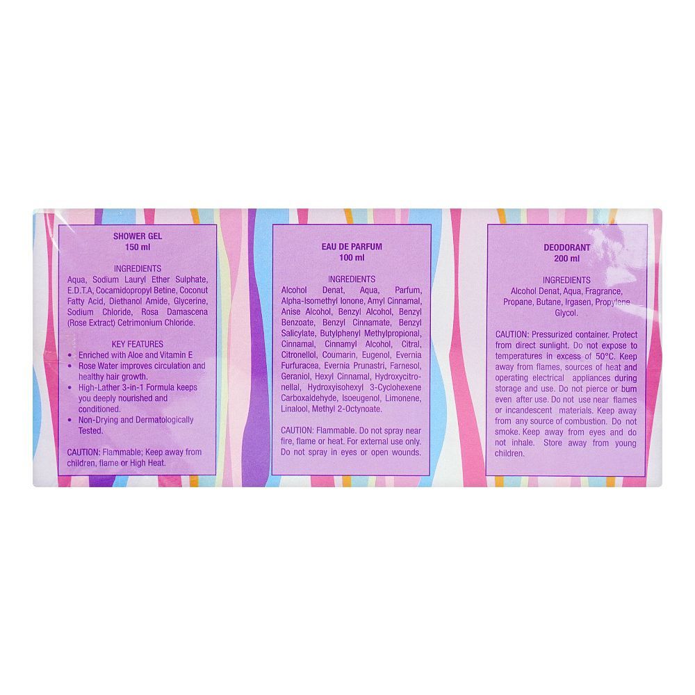 Opio Incense Set, Eau De Parfum 100ml + Shower Gel 150ml + Deodorant 200ml | For Women