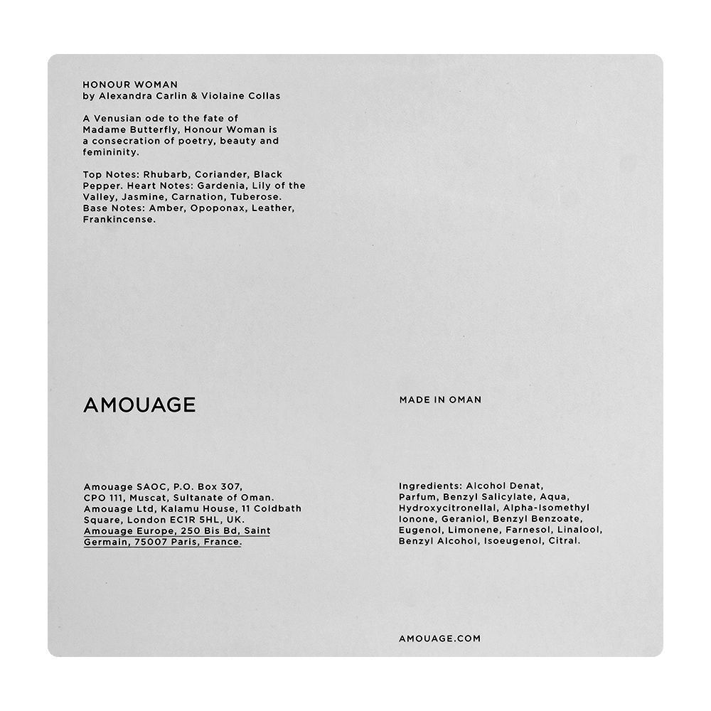 Amouage Honour, Eau de Parfum, 100ml | Oman | Fragrance For Women