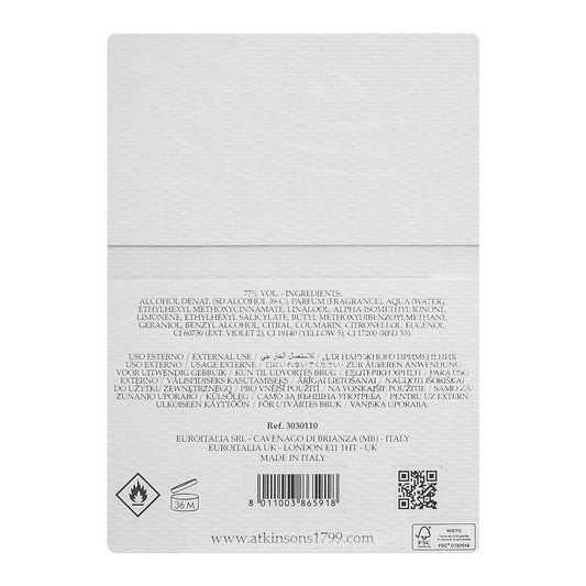 Atkinsons Lavender On The Rock, Eau de Parfum, 100ml | Italy | Fragrance For Men & Women