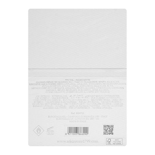 Atkinsons Scilly Neroli, Eau de Parfum, 100ml | Italy | Fragrance For Men & Women