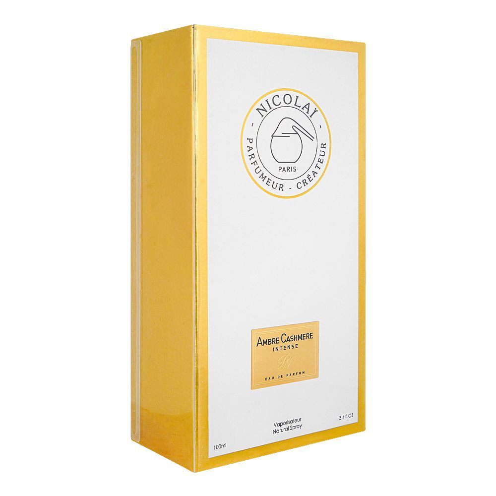Nicolai Ambre Cashmere Intense, Eau de Parfum, 100ml | France | Fragrance For Men & Women