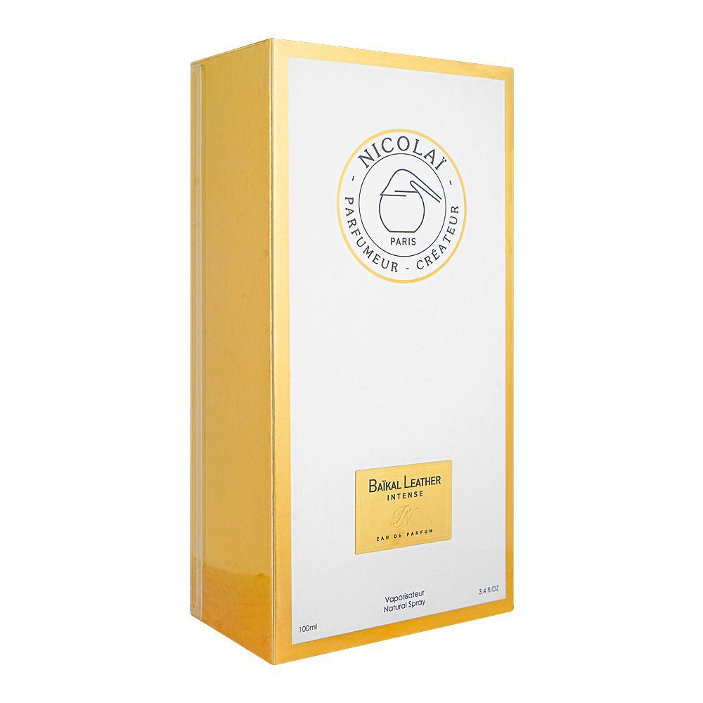 Nicolai Baikal Leather Intense, Eau de Parfum, 100ml | France | Fragrance For Men & Women