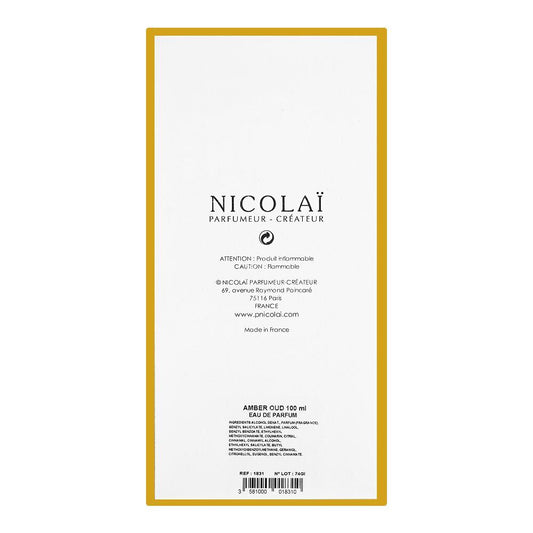 Nicolai Amber Oud, Eau de Parfum, 100ml | France | Fragrance For Men & Women