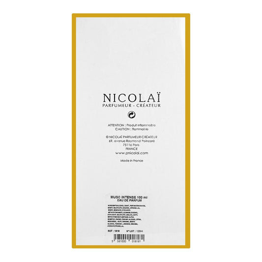 Nicolai Musc Intense, Eau de Parfum, 100ml | France | Fragrance For Women
