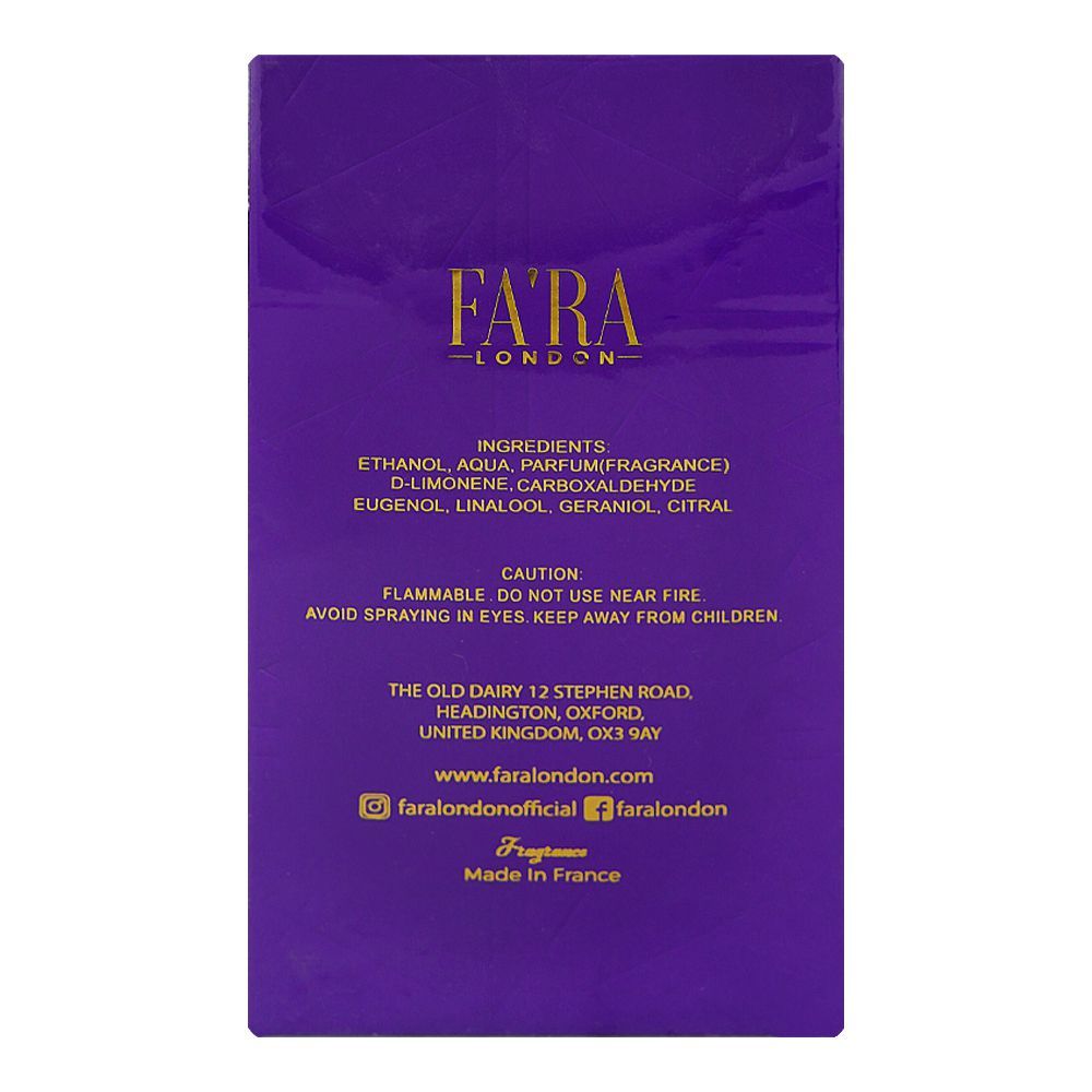 Fa'ra Gorgeous Pour Femme, For Women, Eau De Parfum, 100ml | France | Fragrance For Women