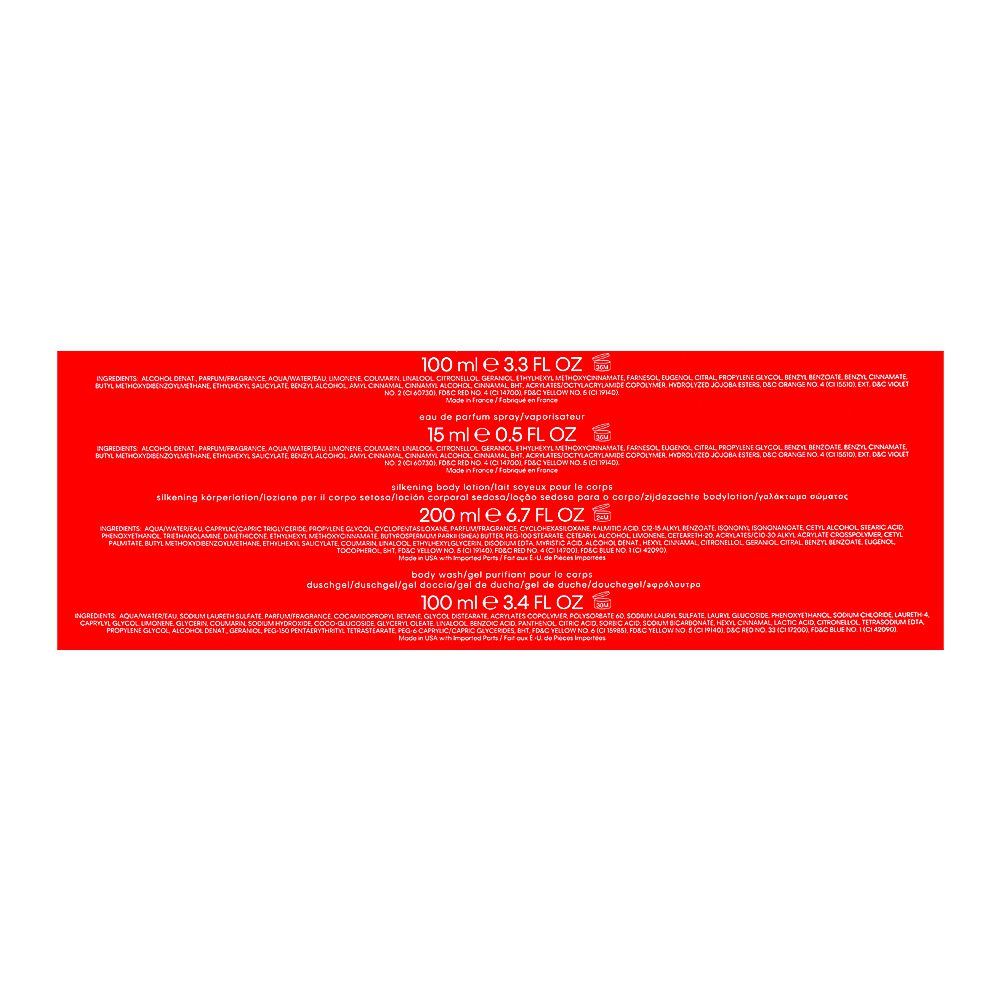 Calvin Klein Obsession Gift Set, For Women, Eau de Parfum 100ml + Purse Spray 15ml + Body Lotion 100ml + Body Wash 100ml | Monaco | Fragrance For Women