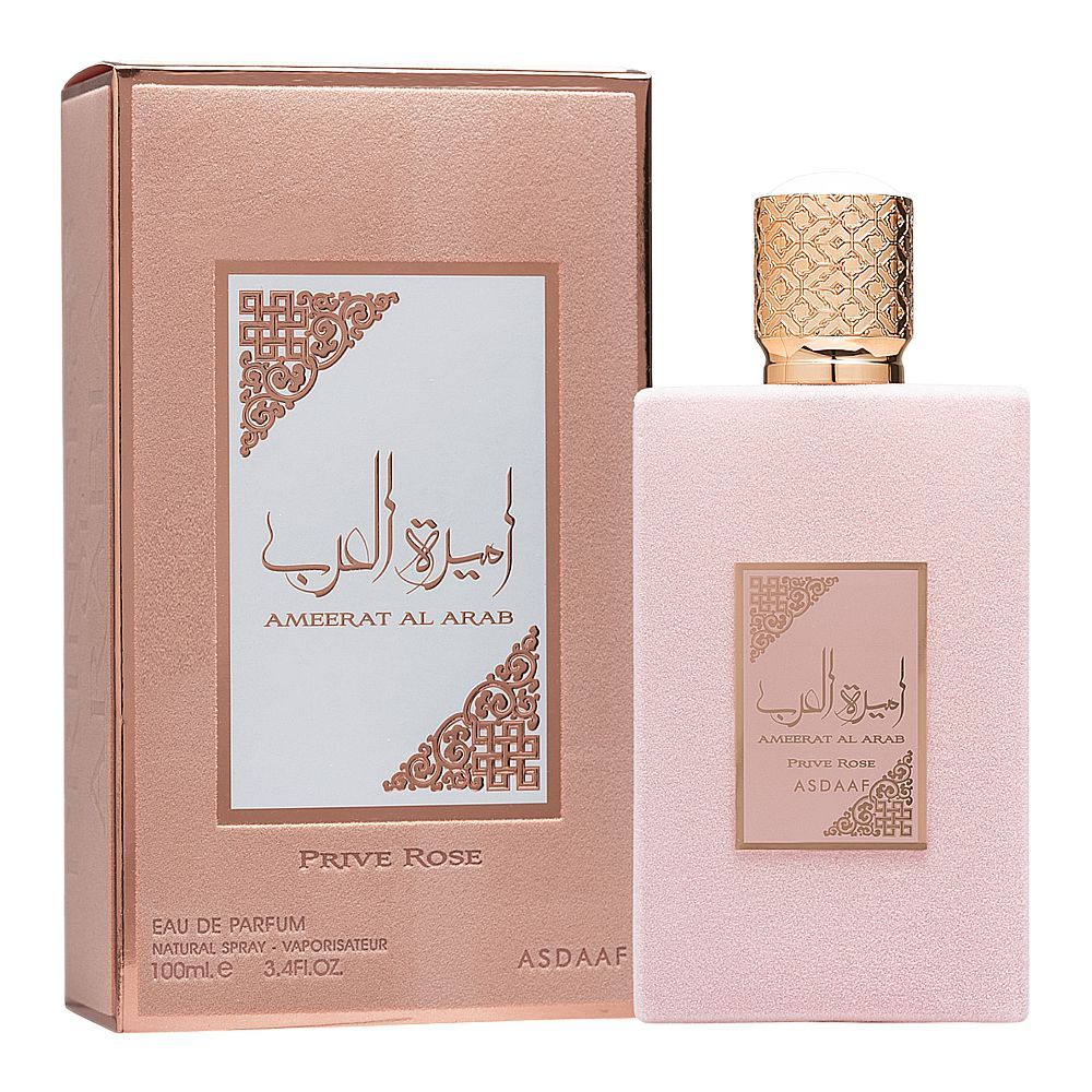 Asdaaf Ameerat Al Arab Prive Rose, Eau de Parfum, 100ml | United Arab Emirates | Fragrance For Women