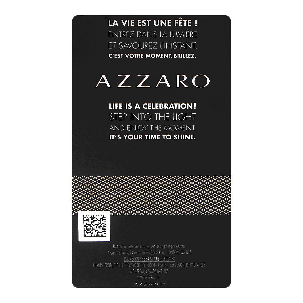 Azzaro The Most Wanted Intense, Eau de Toilette, 100ml | France | Fragrance for Men