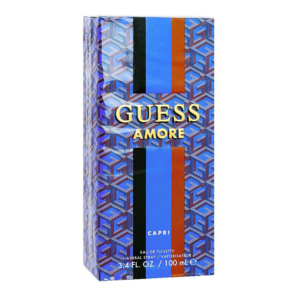 Guess Amore Capri Perfume, Eau de Toilette, For Men & Women, 100ml | United States | Fragrance For Women