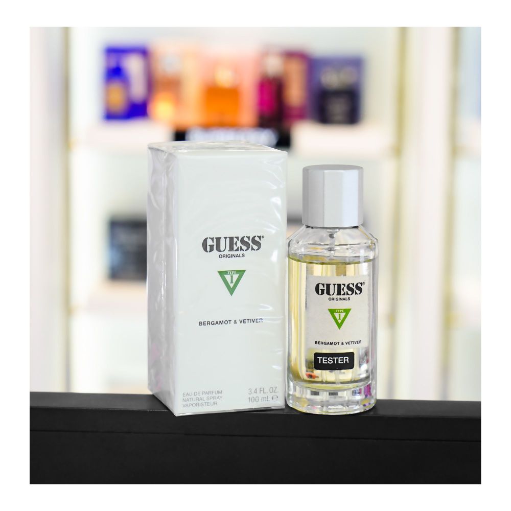 Guess Originals Type 1 Bergamot & Vetiver Perfume, Eau de Parfum, For Men & Women, 100ml | United States | Fragrance For Women