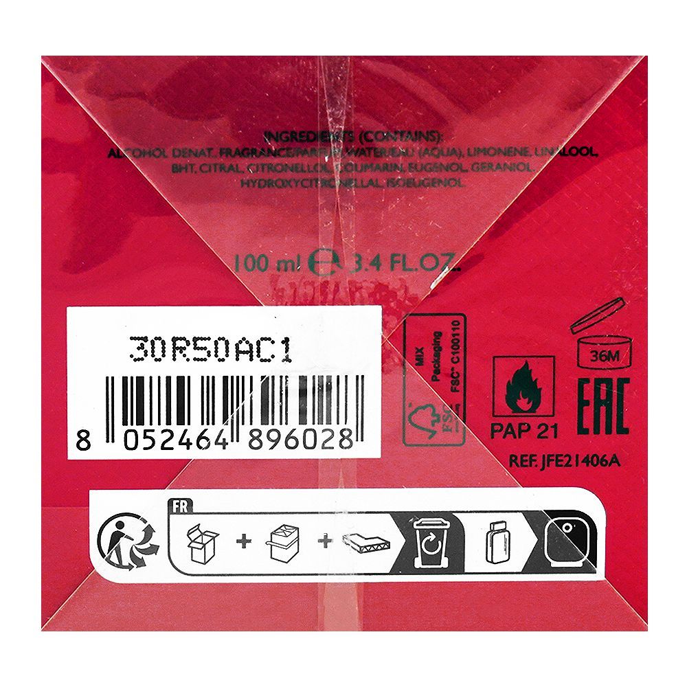 Salvatore Ferragamo Red Leather Perfume, Eau de Parfum, 100ml | Italy | Fragrance For Men