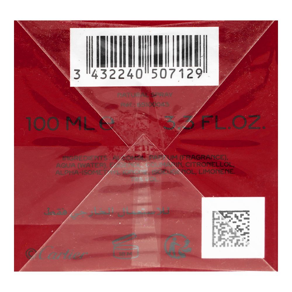 Pasha De Cartier Noir Absolu Perfume, 100ml | Nationwide | Fragrance For Men