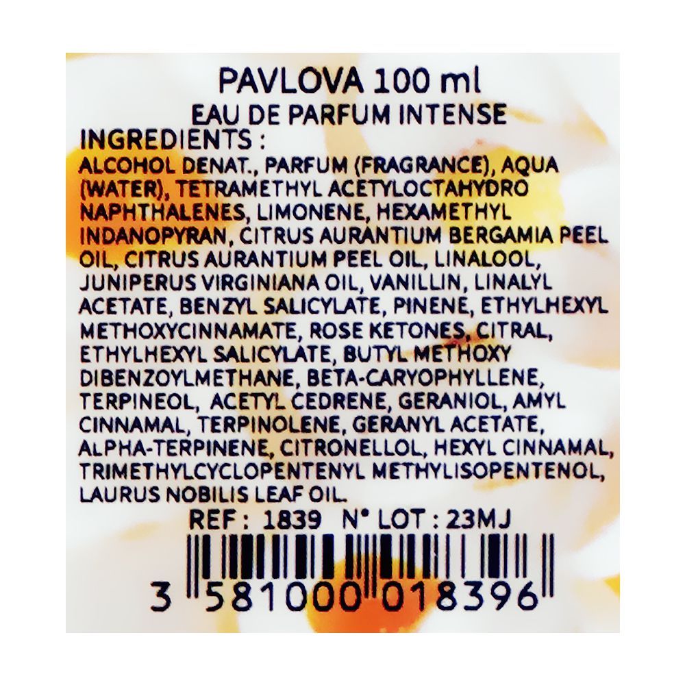 Nicolai Pavlova Intense Eau De Parfum, 100ml | France | Fragrance For Men & Women