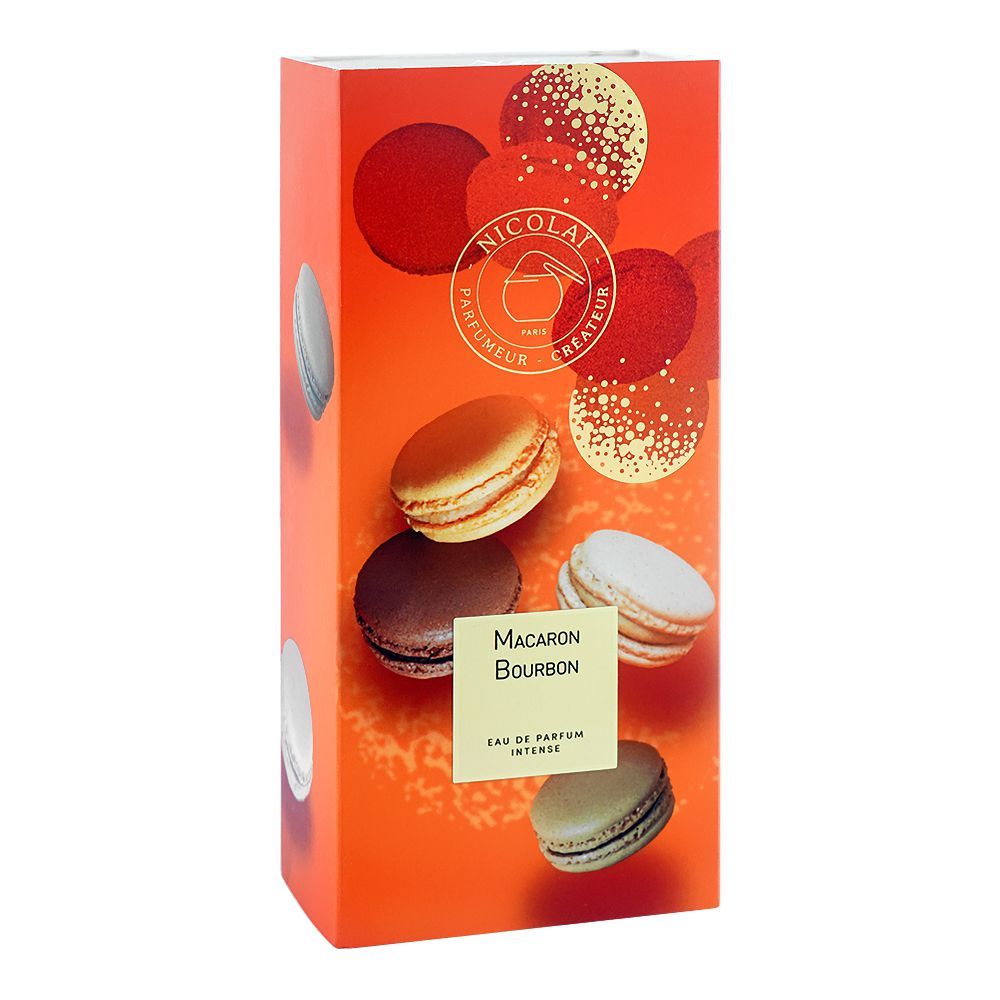 Nicolai Macaron Bourbon Intense Eau De Parfum, 100ml | France | Fragrance For Men & Women