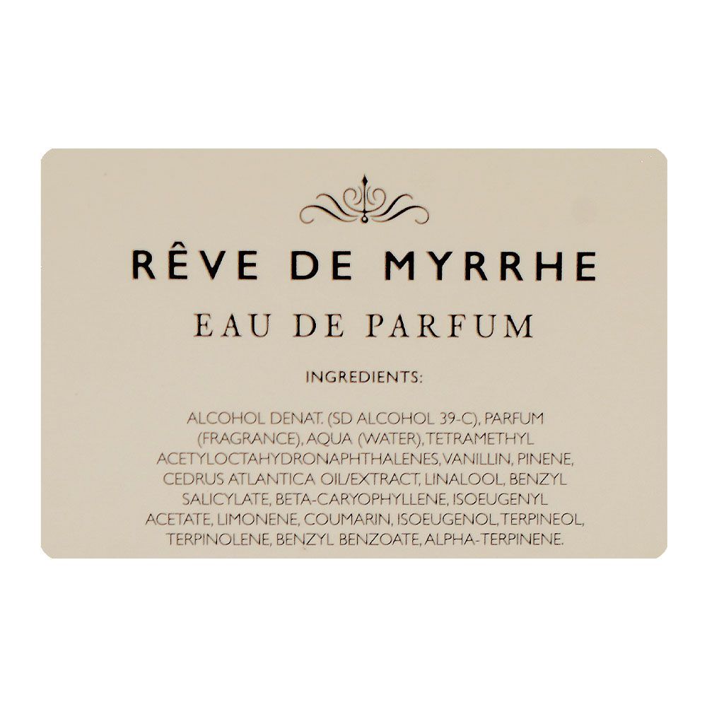 Versace Atelier Reve De Myrrhe, Eau De Parfum, 100ml | Italy | Fragrance For Men & Women