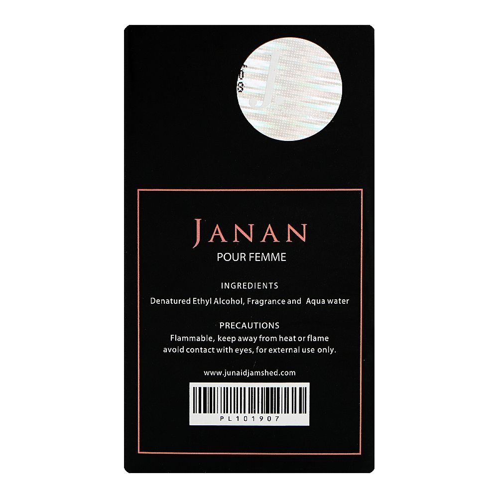 Junaid Jamshed J. Janan Pour Femme, Eau De Parfum, 30ml | Nationwide | Fragrance For Women