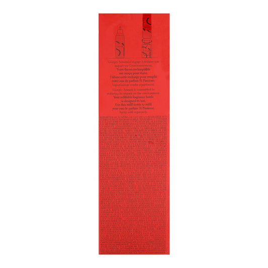 Giorgio Armani Passione Recharge-Refill, Eau De Parfum, 100ml | France | Fragrance For Women