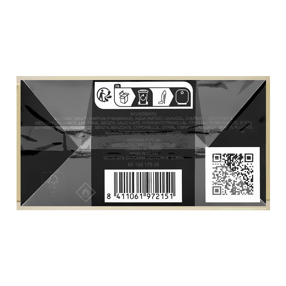 Carolina Herrera Good Girl Supreme, Eau De Parfum, 80ml | Spain | Fragrance For Women