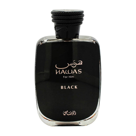 Rasasi Hawas Black For Him, Eau De Parfum, 100ml | United Arab Emirates | Fragrance For Men