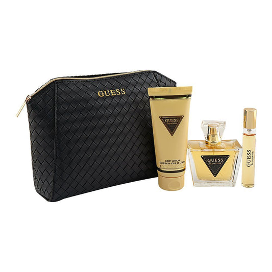 Guess Seductive Women Set, Eau De Toilette 75ml + Eau De Toilette 15ml + Body Lotion 100ml + Pouch | United States | Fragrance For Women