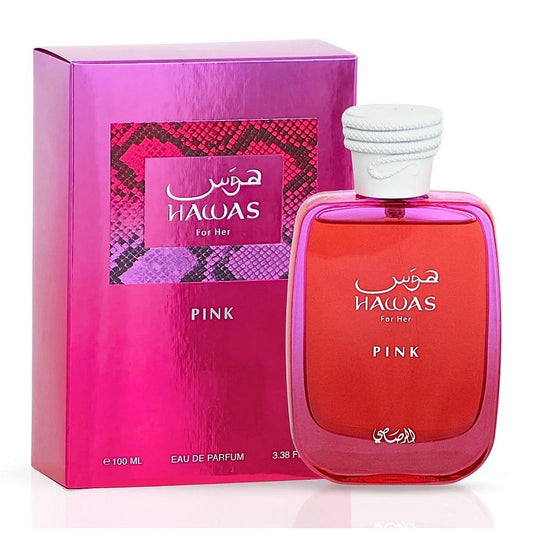 Rasasi Hawas Pink For Her, Eau De Parfum, 100ml | United Arab Emirates | Fragrance For Women