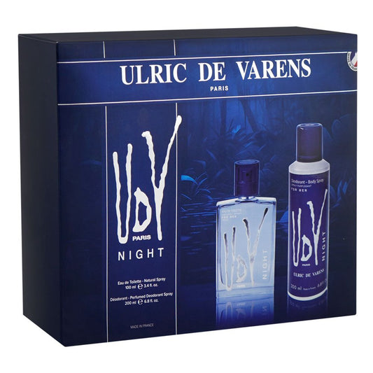 UDV Night Set For Men, Eau De Toilette 100ml + Deodorant 200ml | Paris | Fragrance For Men