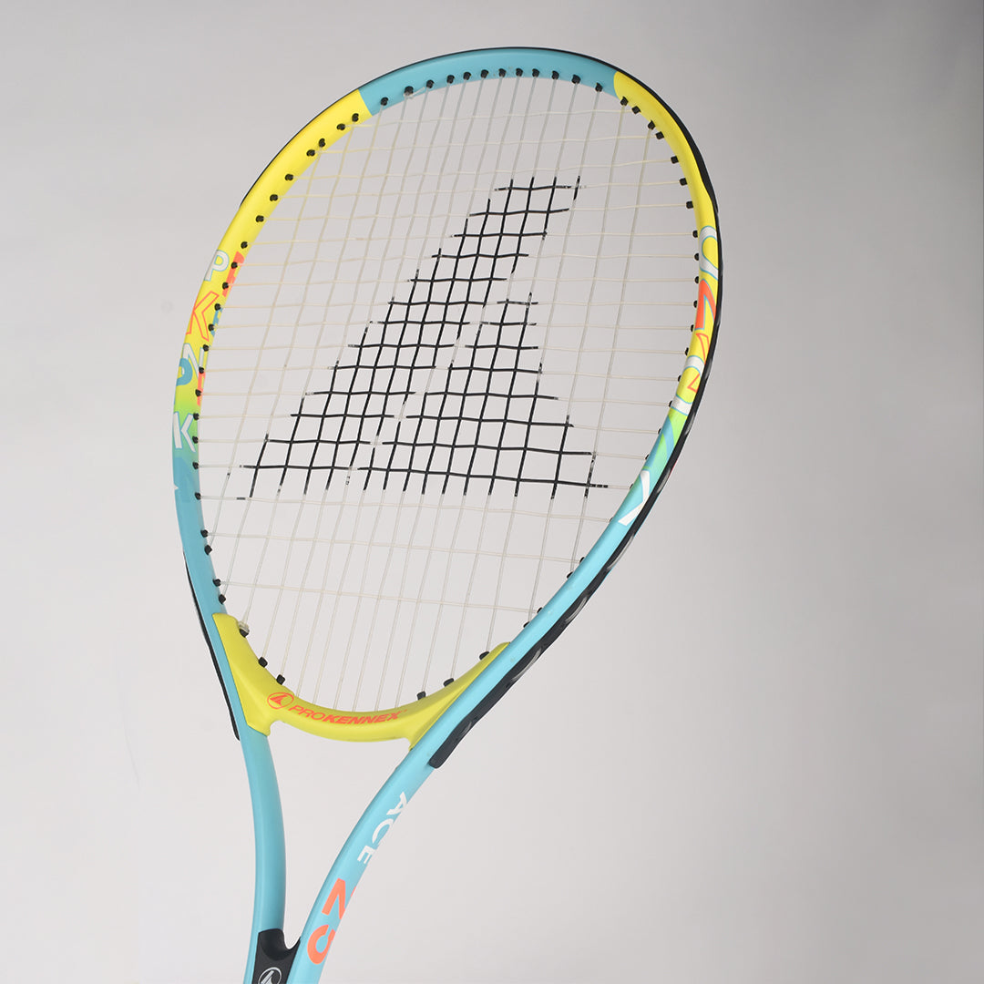 PROKENNEX Tennis Racket - ACE 25 Junior Strung Blue/Yellow | Prokennex Tennis Racket | Tennis Racket