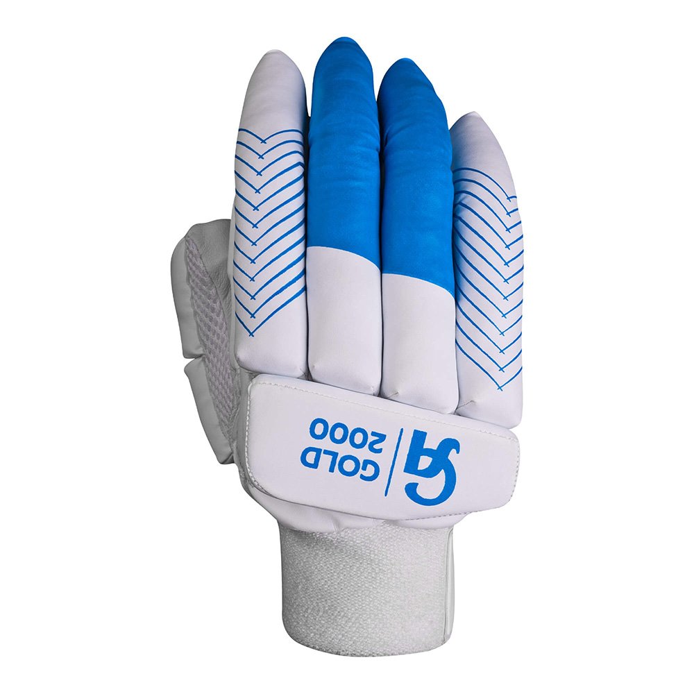 CA Cricket Batting Gloves - Gold Dragon For Adults - Right Handed White/Silver | CA Cricket Batting Gloves | Cricket