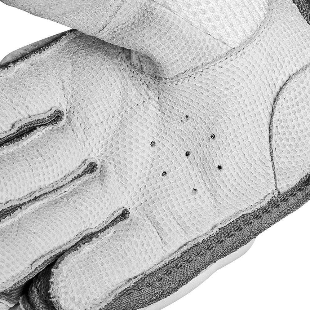 CA Cricket Batting Gloves - Pro Dragon For Adults - Right Handed White/Silver | CA Cricket Batting Gloves | Cricket